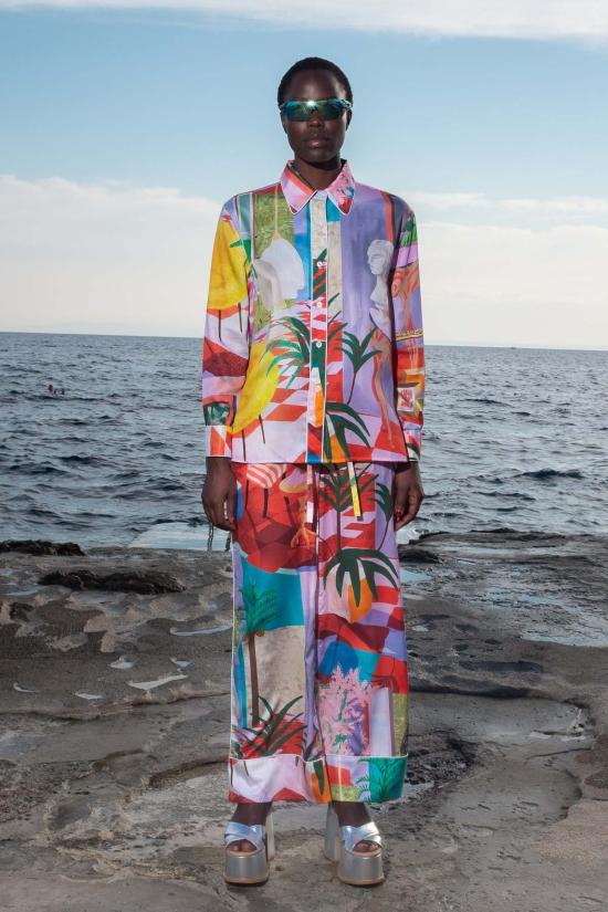  Untitled in Motion 스트레이트 팬츠 제목 없음 In Motion Emissus Pant Novela - OTHER BRANDS