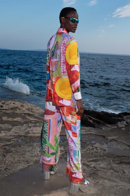  Untitled in Motion 스트레이트 팬츠 제목 없음 In Motion Emissus Pant Novela - OTHER BRANDS