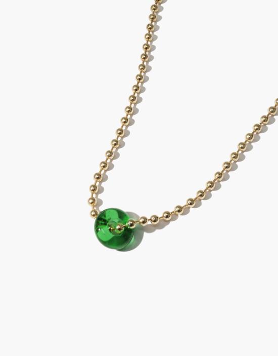  클레드 목걸이/팬던트 도넛 볼 목걸이 - CLED