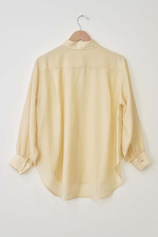  amente 셔츠 A Mente 버튼다운 셔츠 크림 - AMENTE