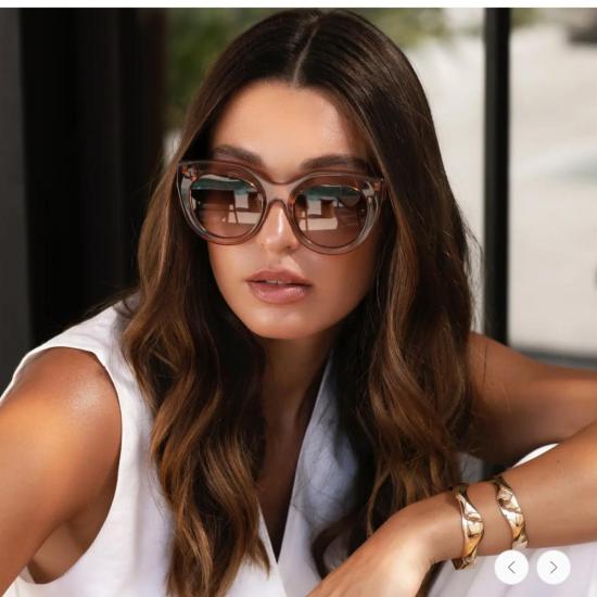  프레이어스 안경 프레이르스 샬롯 아세테이트 캣아이 선글라스 브라운