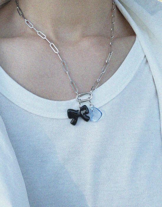  클레드 목걸이/팬던트 D 아이콘 체인 목걸이 스털링 실버 - CLED