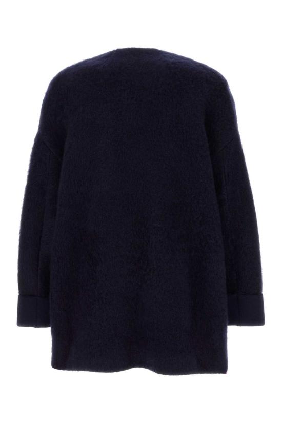  보테가베네타 가디건 보테가 베네타 스트레치 울 블렌드  블루 - BOTTEGA VENETA