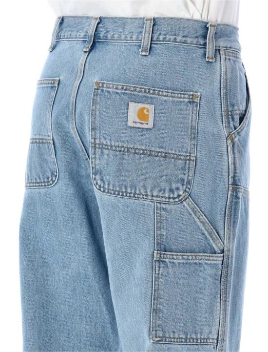  칼하트 데님 팬츠 카하트 더블 니  블루 스톤 블리치드 - CARHARTT