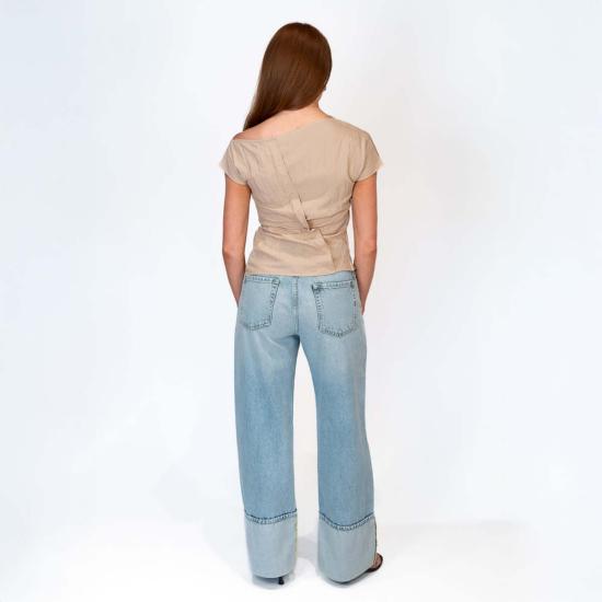  다웨이 블라우스 아심  더스티 핑크 - DAWEI