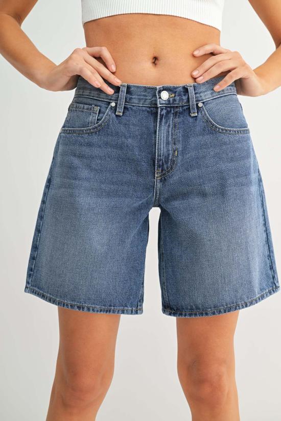  Just Black Denim 데님 숏팬츠 저스트 블랙 데님 미드라이즈 조트