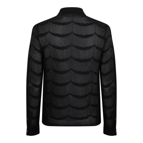  톰포드 탑 톰 포드 니트 셔츠 블랙 - TOMFORD