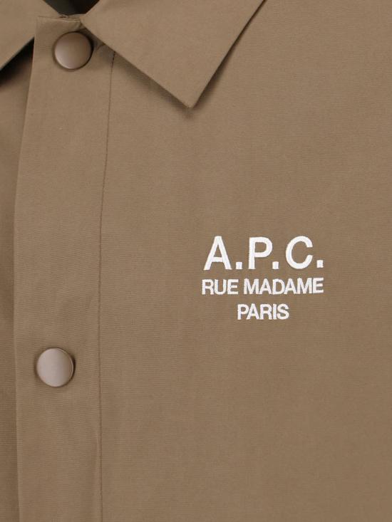  아페쎄 자켓 A.P.C. 코치 스타일 재킷 브라운 - A.P.C.
