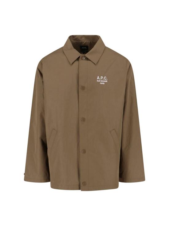  아페쎄 자켓 A.P.C. 코치 스타일 재킷 브라운