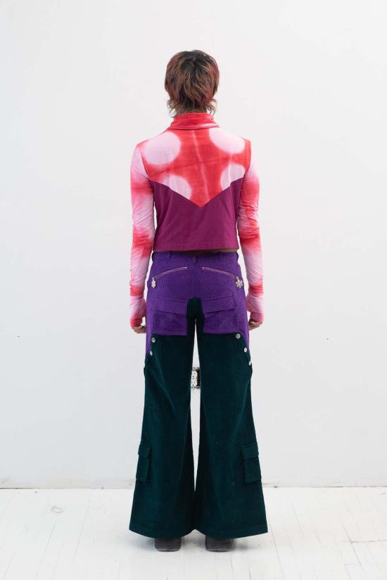  Abacaxi 터틀넥 아바카시 스위트하트 컬러블록 - OTHER BRANDS