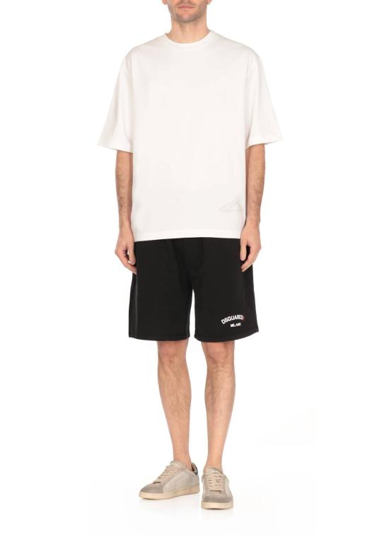  디스퀘어드2 반팔 티셔츠 Dsquared2 루즈핏 티셔츠 화이트 - DSQUARED2