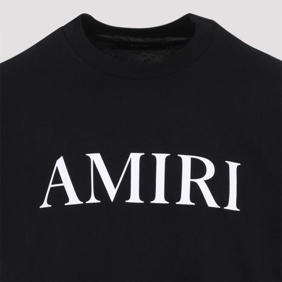  아미리 반팔 티셔츠 코어 로고 티셔츠 블랙 - AMIRI
