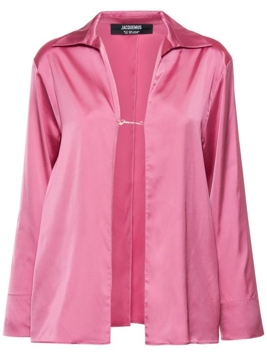  자크뮈스 탑 엘레강트 핑크 셔츠