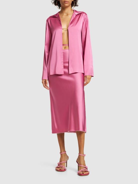  자크뮈스 탑 엘레강트 핑크 셔츠 - JACQUEMUS