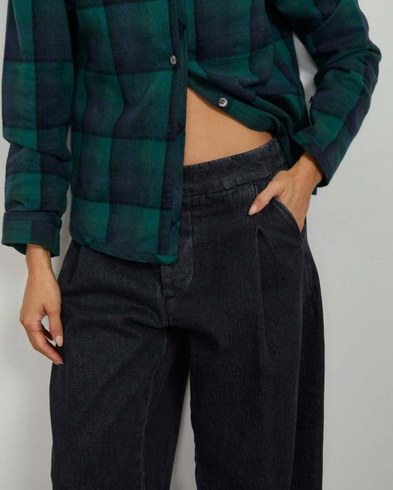  론 데님 팬츠 Lwn Pine 팬츠 스톤워시 블랙 - LWN