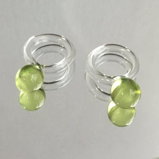  제인 다렌스부르그 반지 제인 다렌스버그 대리석 구형  라임 그린 - JANE DARENSBOURG