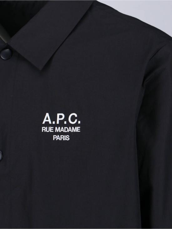  아페쎄 자켓 A.P.C. 코치 스타일 재킷 블랙 - A.P.C.