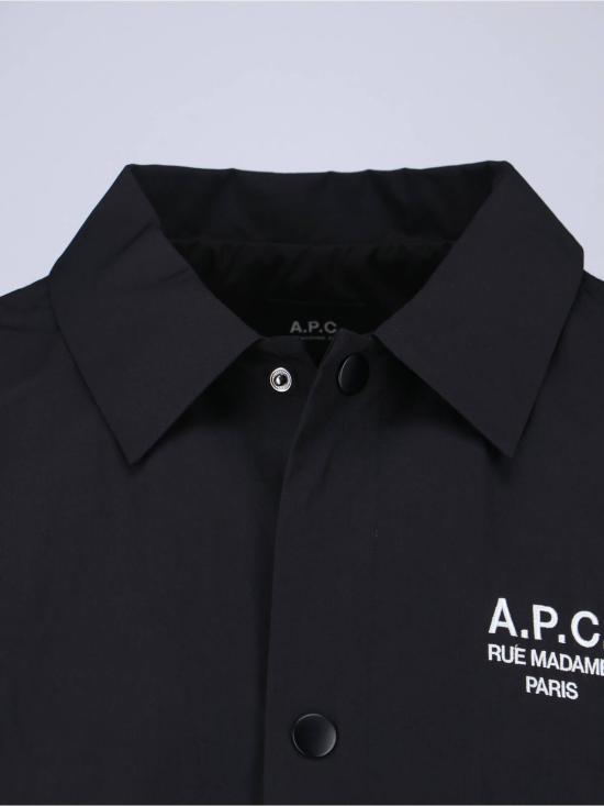  아페쎄 자켓 A.P.C. 코치 스타일 재킷 블랙 - A.P.C.