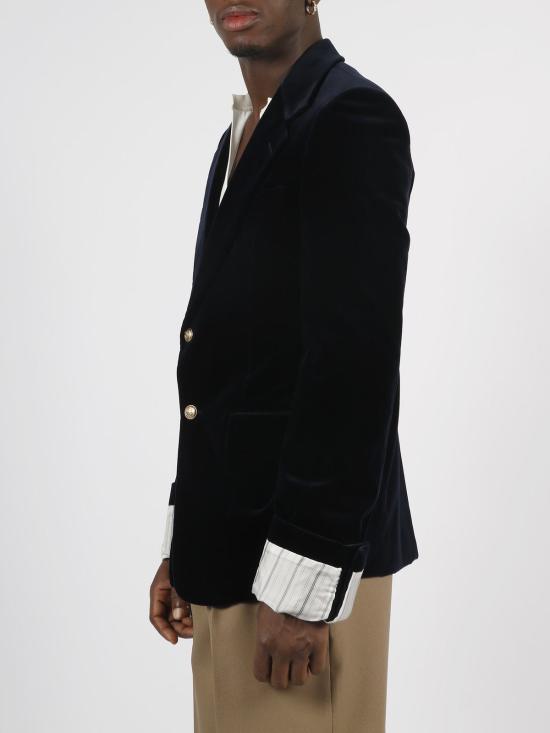  구찌 수트 자켓 블레이저 블루 - GUCCI