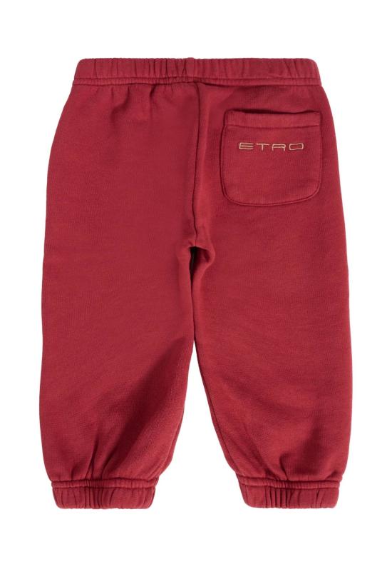  [키즈] 에트로 트레이닝/조거 팬츠 키즈 스웨트셔츠 버건디 - ETRO