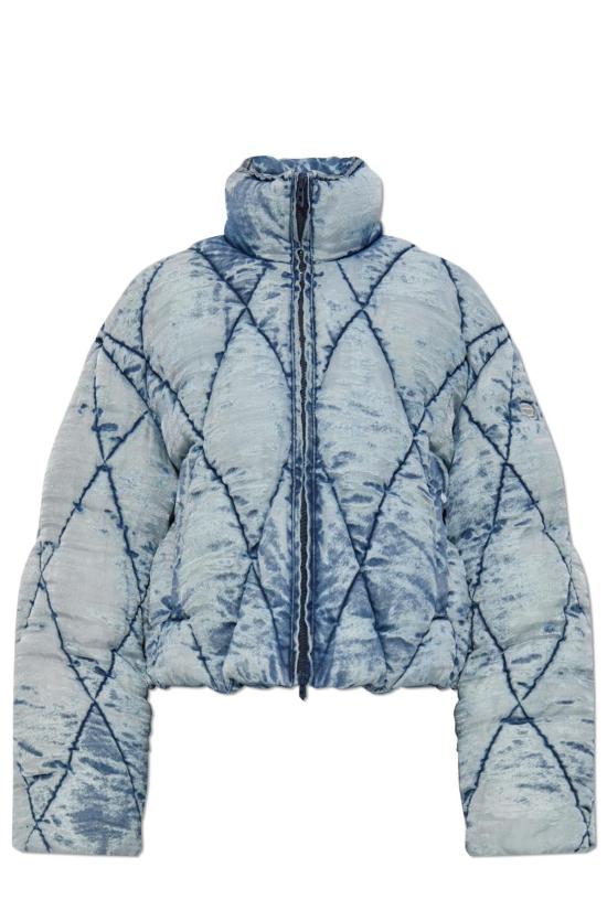  디젤 데님 자켓 단열 재킷 W 히스텔 재킷 블루