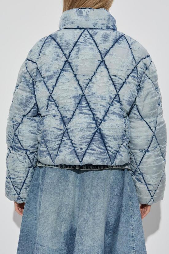  디젤 데님 자켓 단열 재킷 W 히스텔 재킷 블루 - DIESEL