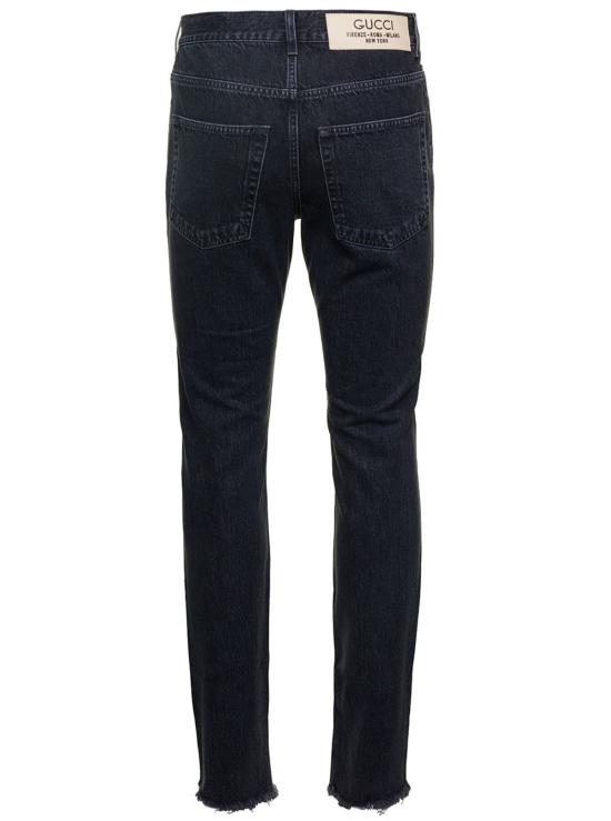  구찌 데님 팬츠 룩 4 진 페르모 54 팬츠 블랙 - GUCCI