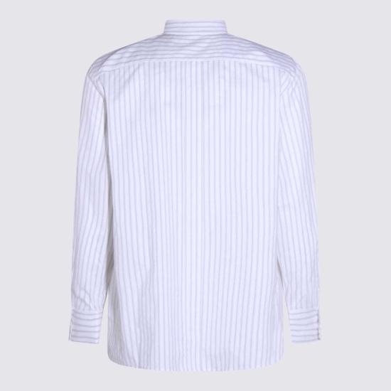  생로랑 긴팔 셔츠 코튼  화이트 - SAINT LAURENT