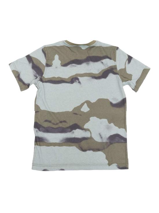  [키즈] 스톤 아일랜드 탑 키즈  티셔츠 그린 - STONE ISLAND