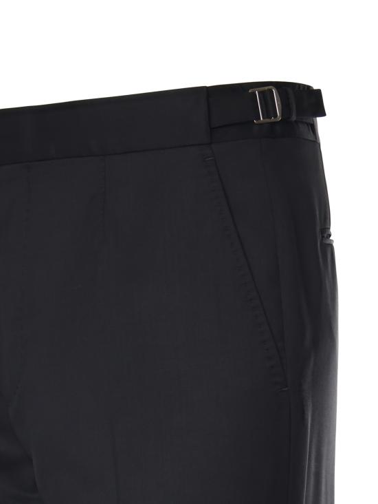 26SS 에르메네질도제냐 수트 팬츠 340F03A3 75A812001 Black - ERMENEGILDO ZEGNA