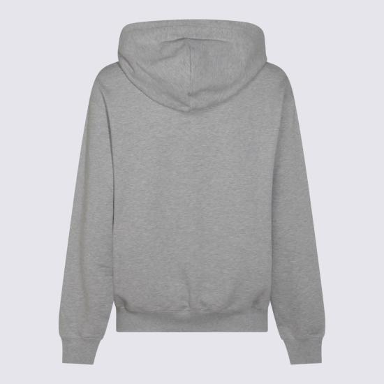  구찌 긴팔 티셔츠 코튼 스웨트셔츠 그레이 - GUCCI