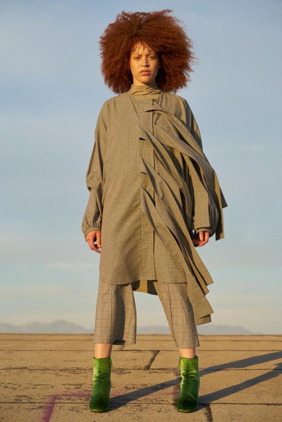  DÉSIRÉEKLEIN 블라우스 DÉsirÉeklein Kinski  페퍼 체크 무늬 - OTHER BRANDS