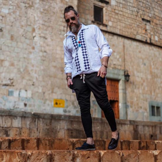  Crow Collective 트레이닝/조거 팬츠 크로우 콜렉티브 저니 팬츠 피치 블랙 - OTHER BRANDS