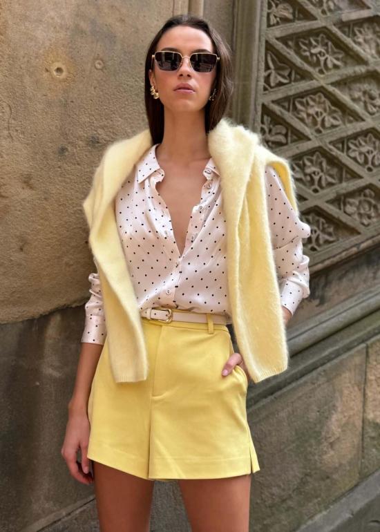  카미 뉴욕 블라우스 Cami Nyc 크로스비 실크  핀 도트