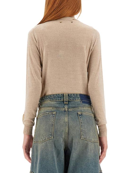  골든구스 터틀넥 골든 구스  셔츠 베이지 - GOLDEN GOOSE