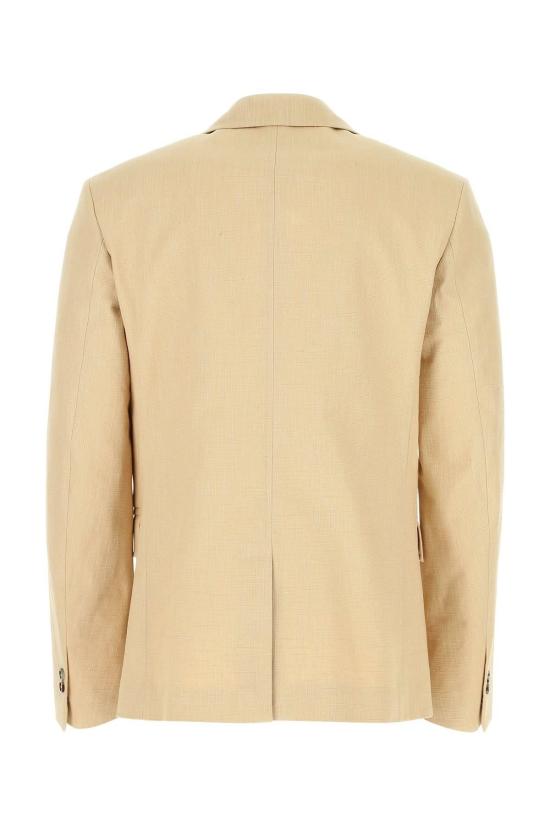  보테가베네타 자켓 보테가 베네타 더블 브레스트 텍스처 재킷 브라운 - BOTTEGA VENETA