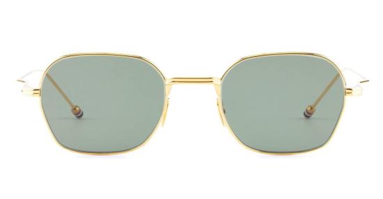  톰브라운 안경 톰 브라운 직사각형 선글라스 골드