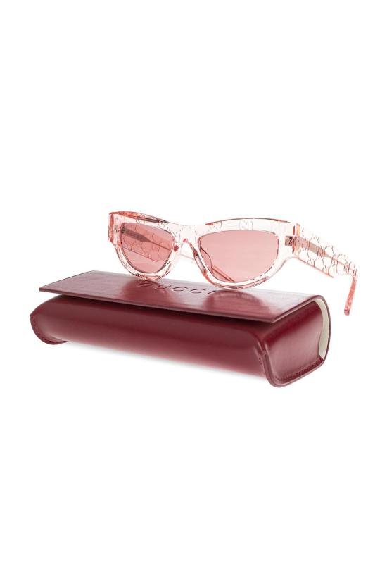  구찌 안경 선글라스 핑크버건디 - GUCCI