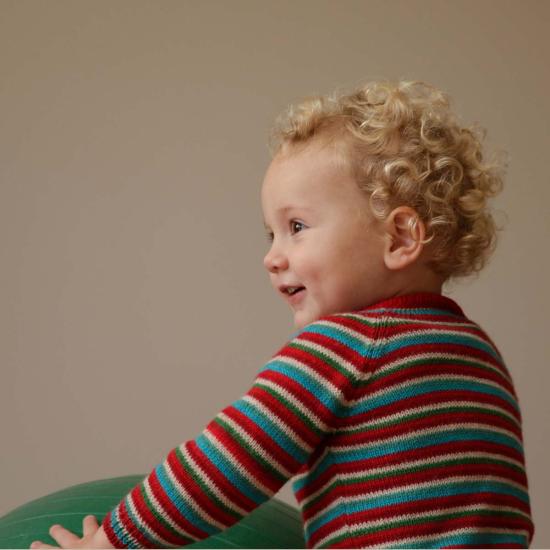  [키즈] Vild House of Little 풀오버 키즈 빌드 하우스 오브 리틀 베이비 알파카 가디건 멀티 스트라이프 - OTHER BRANDS