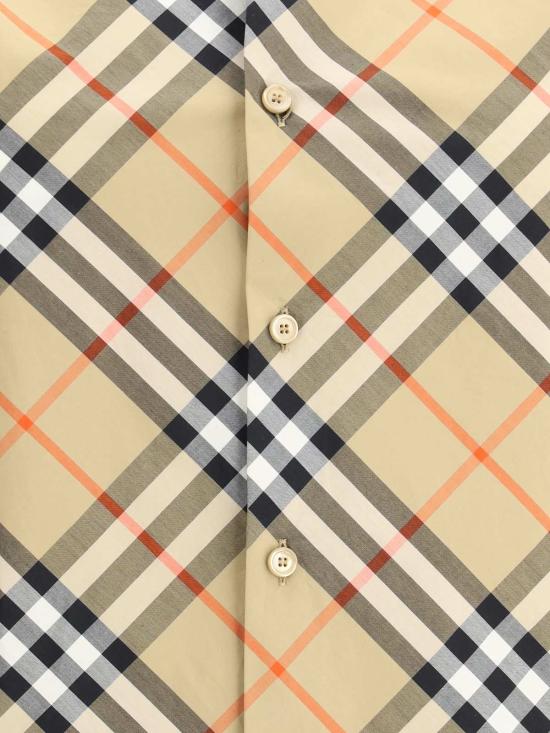  버버리 셔츠 아카이브 체크 셔츠 샌드 Ip 체크 - BURBERRY