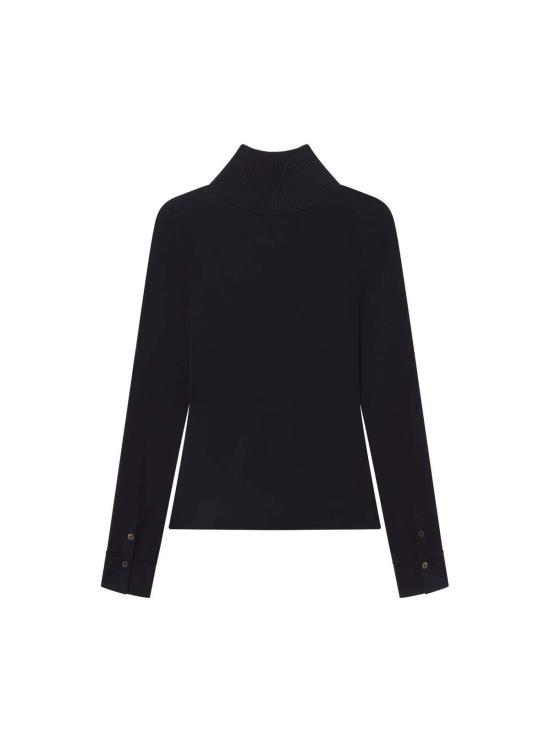  에이엘씨 블라우스 A.L.C. 엘리스 니트 립 콤보 탑 딥 네이비 - A.L.C.