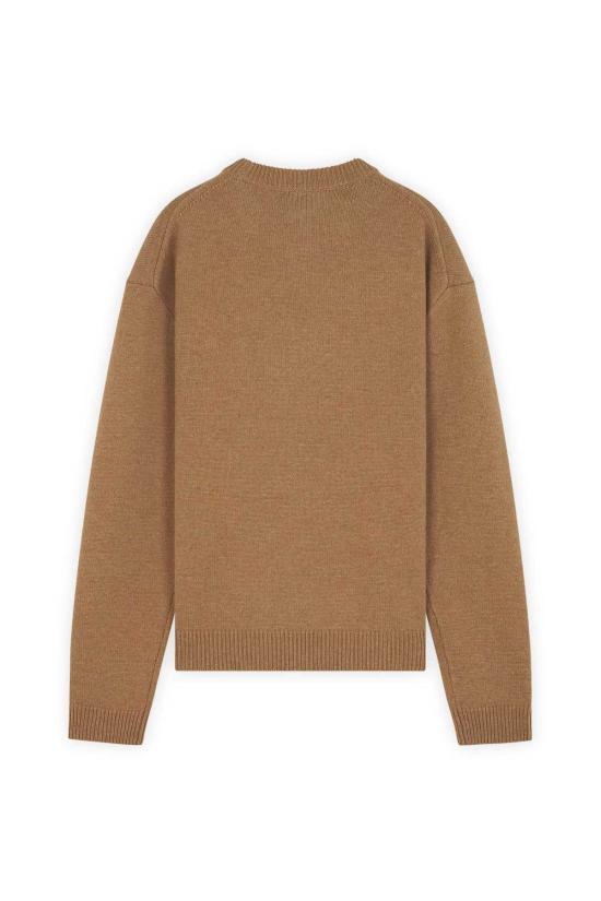  메종키츠네 스웨터 메종 키츠네 여우 머리 인타르시아 컴포트  세쿼이아 - MAISON KITSUNE