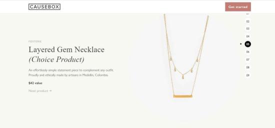  포스테리 목걸이/팬던트 포스터리 레이어드 젬 목걸이 - FOSTERIE