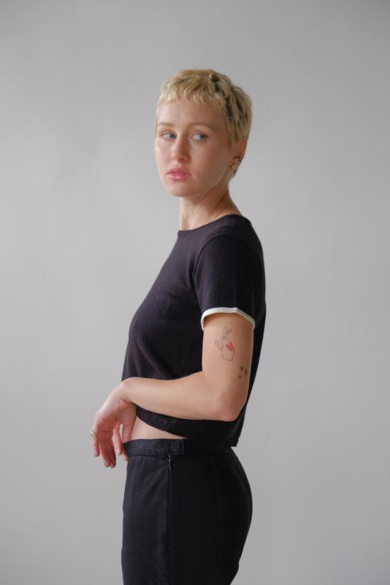  토잇 볼랑 민소매 티셔츠 토이트 볼란트 카티아 니트 탑