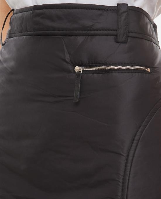  케이트 숏 스커트 Khaite Mitsi 나일론 미니 스커트 블랙 - KHAITE