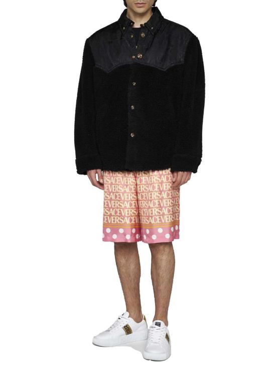  베르사체 자켓 실루엣 바로크 재킷 블랙 - VERSACE