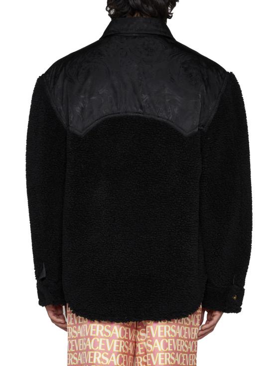  베르사체 자켓 실루엣 바로크 재킷 블랙 - VERSACE