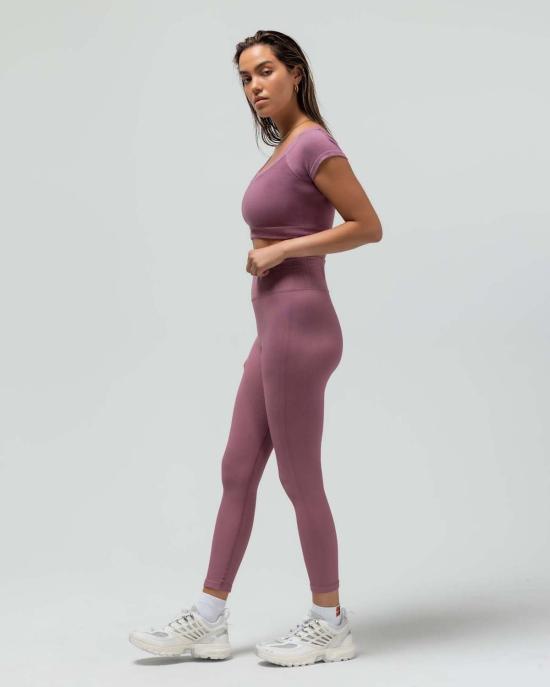  Reformer 민소매 티셔츠 리포머 골지 캡 슬리브 크롭탑 - REFORMER