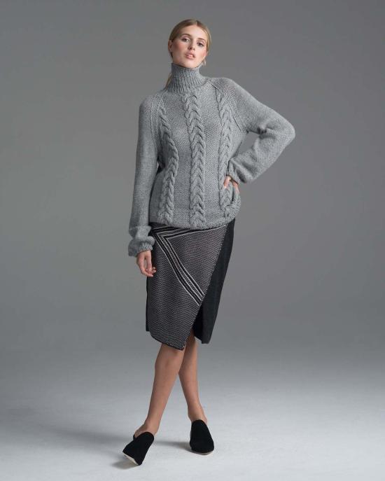  VOZ 터틀넥 Voz 케이블 니트 - OTHER BRANDS