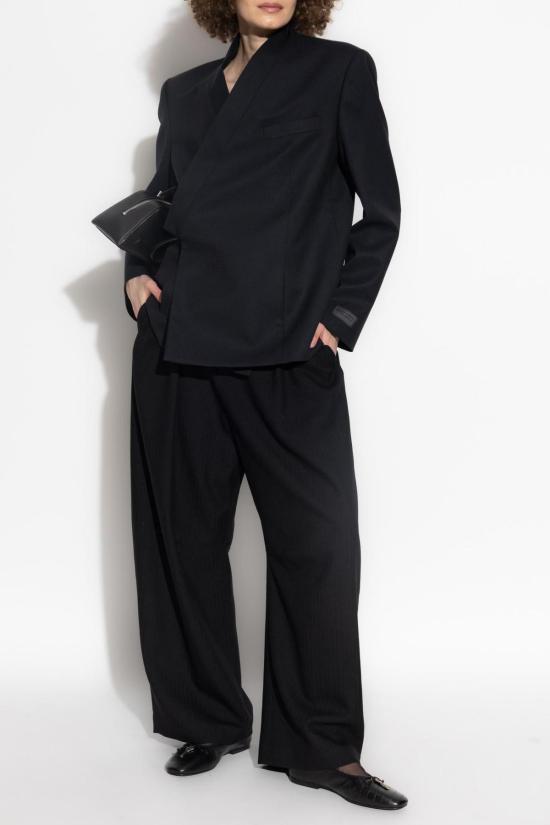  겐조 수트 자켓 켄조 울 블레이저 블랙 - KENZO